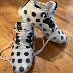 Men's adidas Harden Vol. 5 Futurenatural White Polka Dot